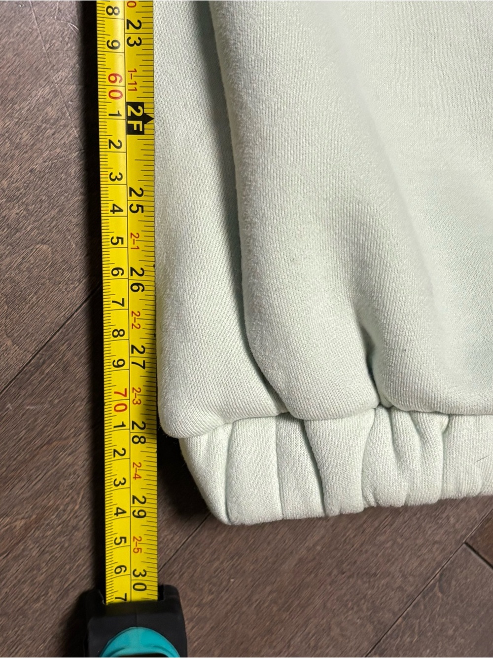 Comfrt Collection Pastel Edit Heavyweight Fleece Jogger Sweatpants Mint Green L - Picture 7 of 9